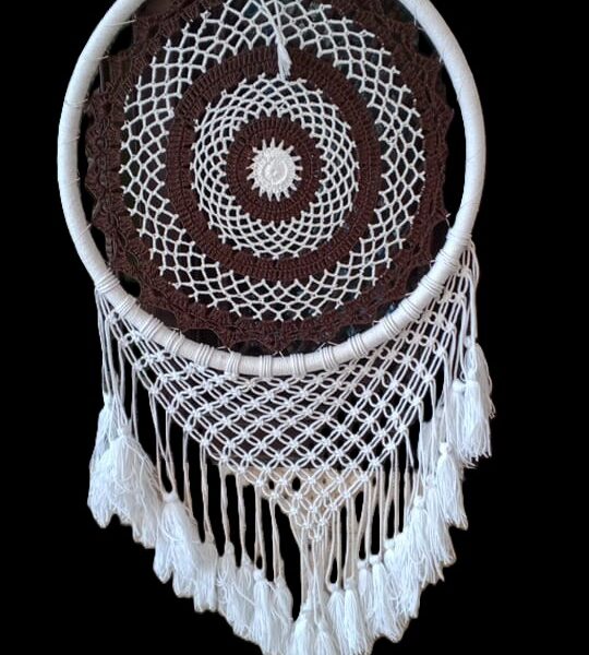 Dream Catcher White & Brown