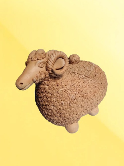 Handcrafted Terracotta Sheep