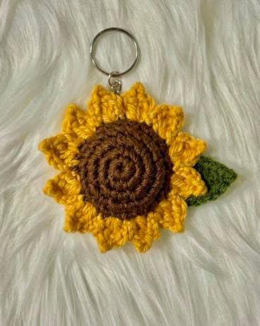 Sunflower Key Chain