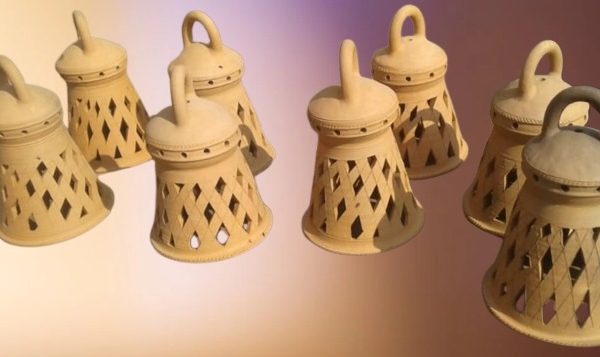 Terracotta Jali T-Light Lantern